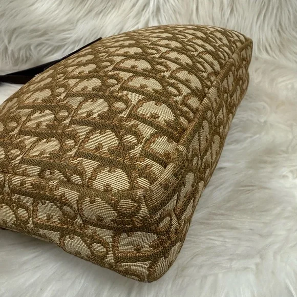 Authentic Dior Tan and Brown Monogram Shoulder Bag - Picture 11 of 16